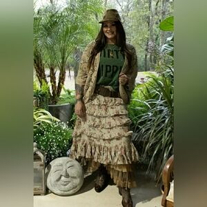 Cottagecore Blooming Romance Skirt